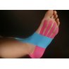 TEMTEX kinesio tape Tourmaline obsahuje rozemletý turmalinový polodrahokam jako prášek v lepidle, čistící krev, uklidňující nervy, zvyšující aktivitu buněk, redukující bolest svalu a sterilizující. Kromě toho mají turmalinové tapy zvýšenou lepící sílu, přilnavost . Je roztažitelný až na 150-160% své původní délky.