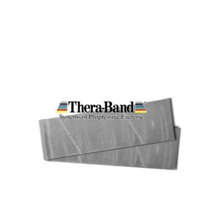 THERA-BAND Thera band posilovací pás super silný stříbrná
