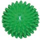 Masážní míček ježek tvrdý - průměr 7 cm - zelený