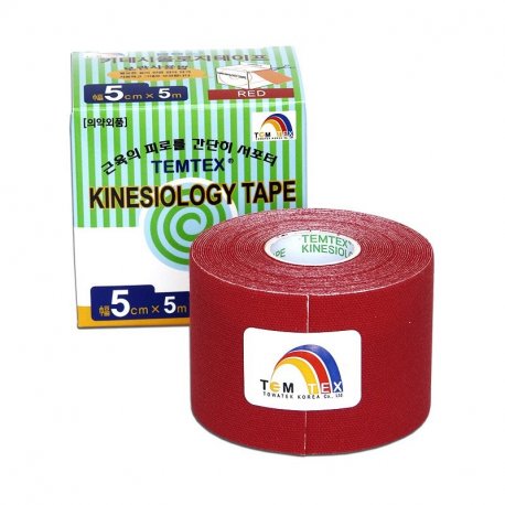 TEMTEX Classic - tejpovací páska 5 cm x 5m - červená