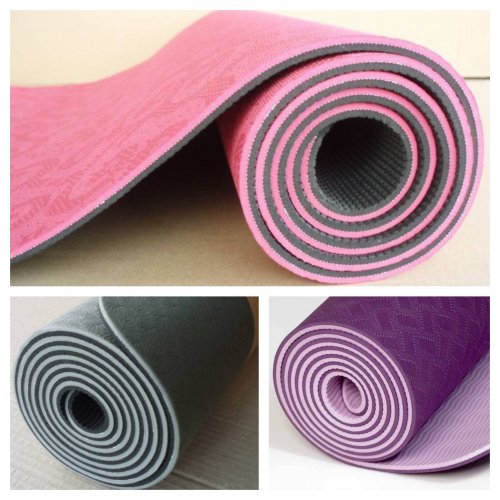 TPE Yoga Mat PROFI Long 181 cm - nesmekavá, výběr barev
