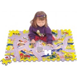 Město silnice EVA - pěnová puzzle podložka 54 ks (TM003)