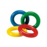 Kroužky Ringo jsou vyrobeny z měkkého a velmi odolného materiálu. Využívají se pro házení ve vodě, tělocvičně i jen tak venku a také k různým úchopovým cvičením. Tuhost nafukovacích kroužků lze regulovat. Super Ring jsou k dostání v různých barvách.    