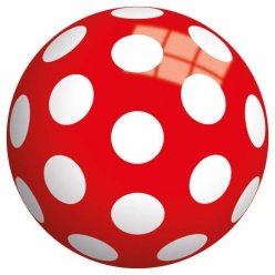 Dětský míč s puntíky 22 cm - JOHN
